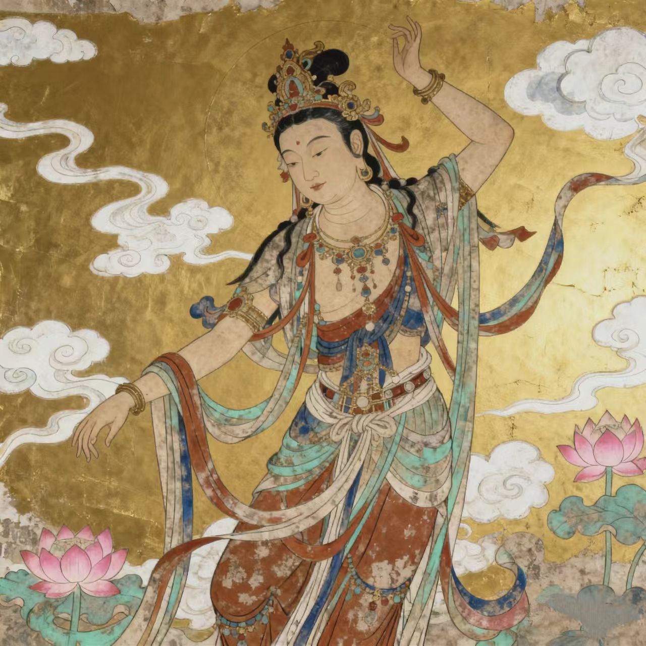 敦煌壁画风格壁纸